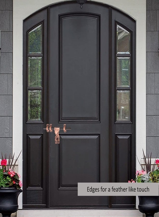 أتوم قفل باب من الزنك مقاس 12 بوصة من أتوم | قفل باب فاخر لمجموعة تركيبات الأبواب، ملحقات الأبواب | تشطيب نحاسي عتيق (WZA007) - Image 5